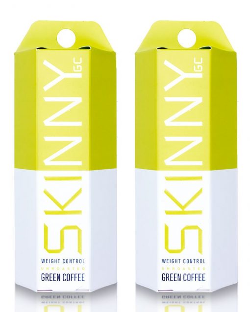 Skinny Green Coffee Carton 2 Pack