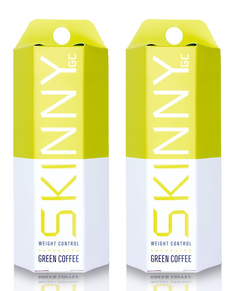Skinny Green Coffee Carton 2 Pack